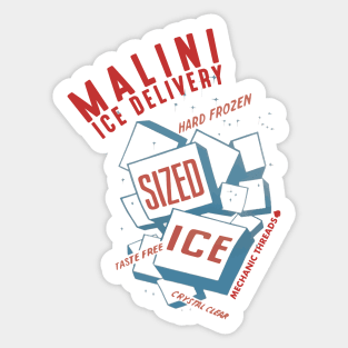 Malini Ice Delivery Sticker